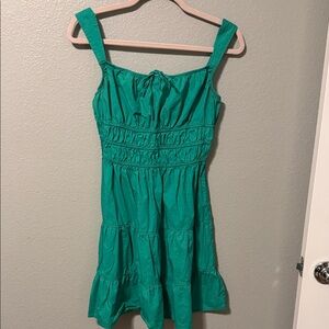 Green Sleeveless Dress